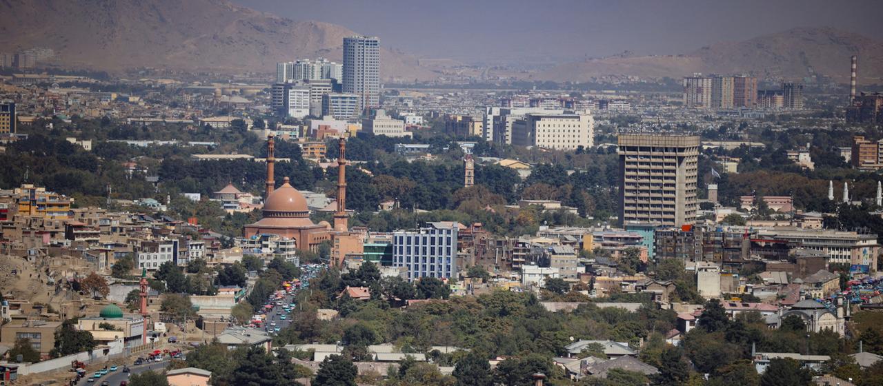 Blick auf die afghanische Hauptstadt Kabul.