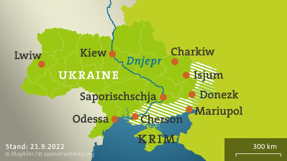 Russland in der Ukraine: Scheinreferenden ohne juristischen Bestand |  tagesschau.de