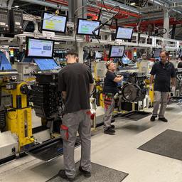 Eine Werkshalle des Motorenherstellers Deutz.