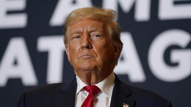 Donald Trump bei einem Wahlkampfauftritt in Cedar Rapids