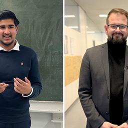 Landesschulbeirat Kamran Dogar (links) und Schulleiter Andreas Eiglmaier (rechts). Bildung in der Krise: Wird die Landtagswahl 2026 den Kurs in Baden-Württemberg ändern?