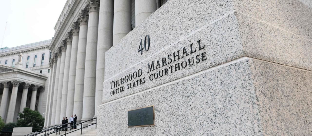 Das Thurgood-Marshall-Bundesgericht in New York City