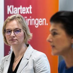 Katja Wolf und Sahra Wagenknecht