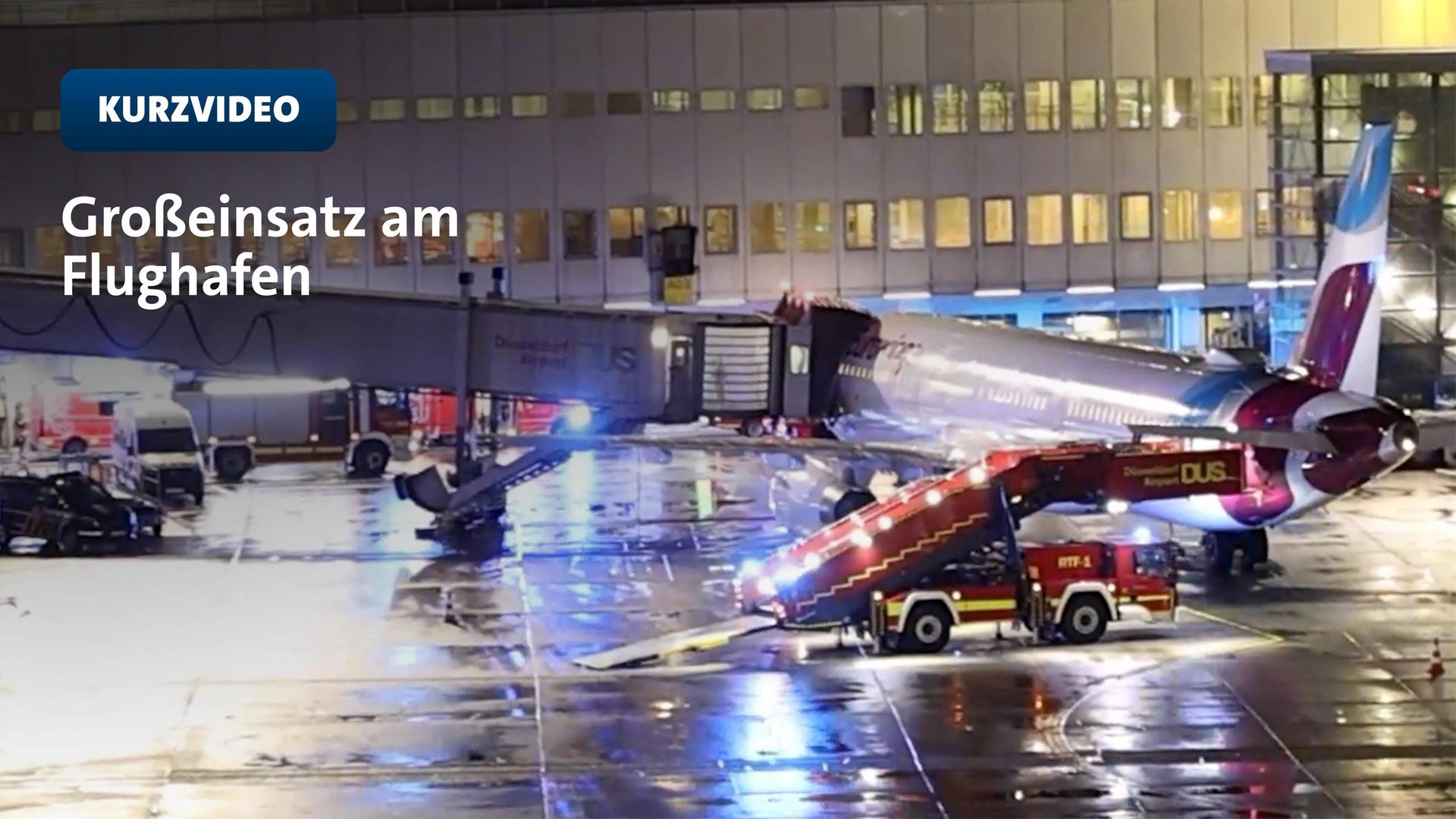 Warum der Flughafen voller Einsatzwagen war