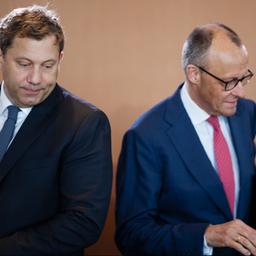 Lars Klingbeil und Friedrich Merz