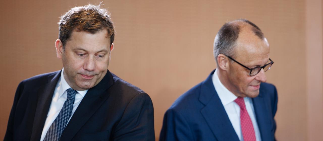 Lars Klingbeil und Friedrich Merz