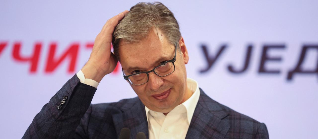 Der langjährige serbische Präsident Aleksandar Vucic hat die Niederlage seiner seit vielen Jahren herrschenden Fortschrittspartei eingeräumt