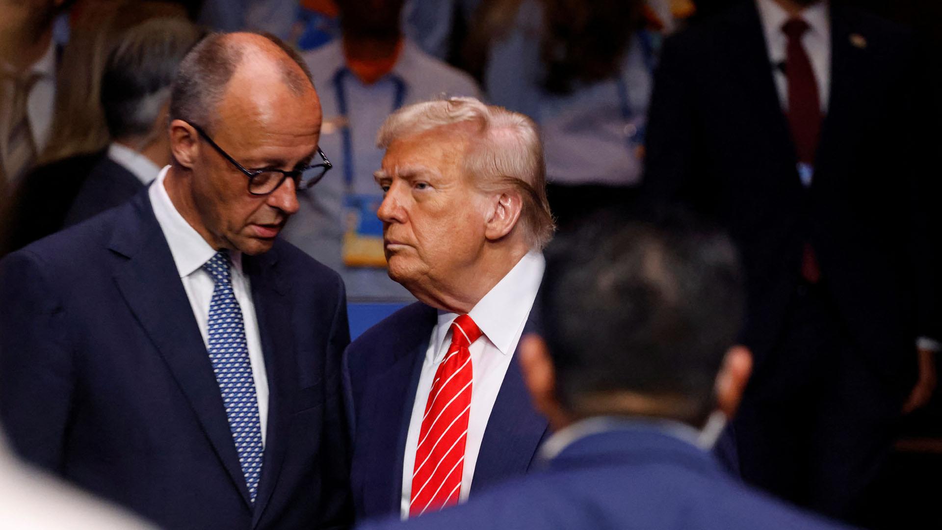 Friedrich Merz und Donald Trump | via REUTERS