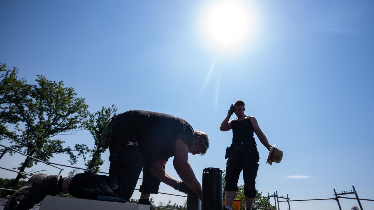 Hitzewelle mit bis zu 38,5 Grad in Deutschland Hitzewelle mit bis zu 38,5 Grad in Deutschland
