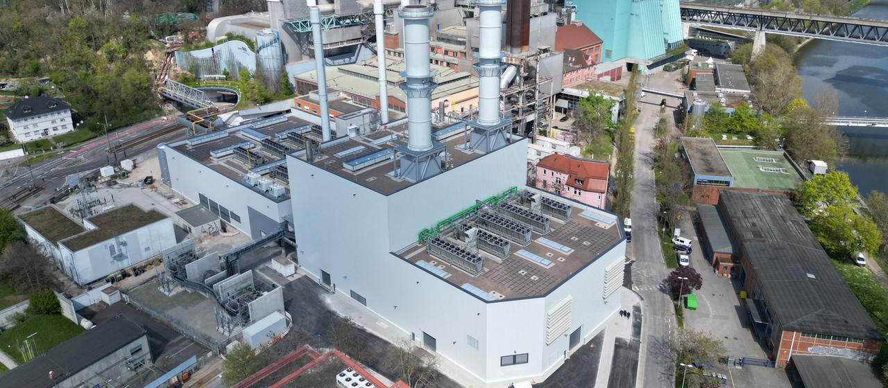 Wasserstofffähiges Gaskraftwerk der EnBW in Stuttgart.