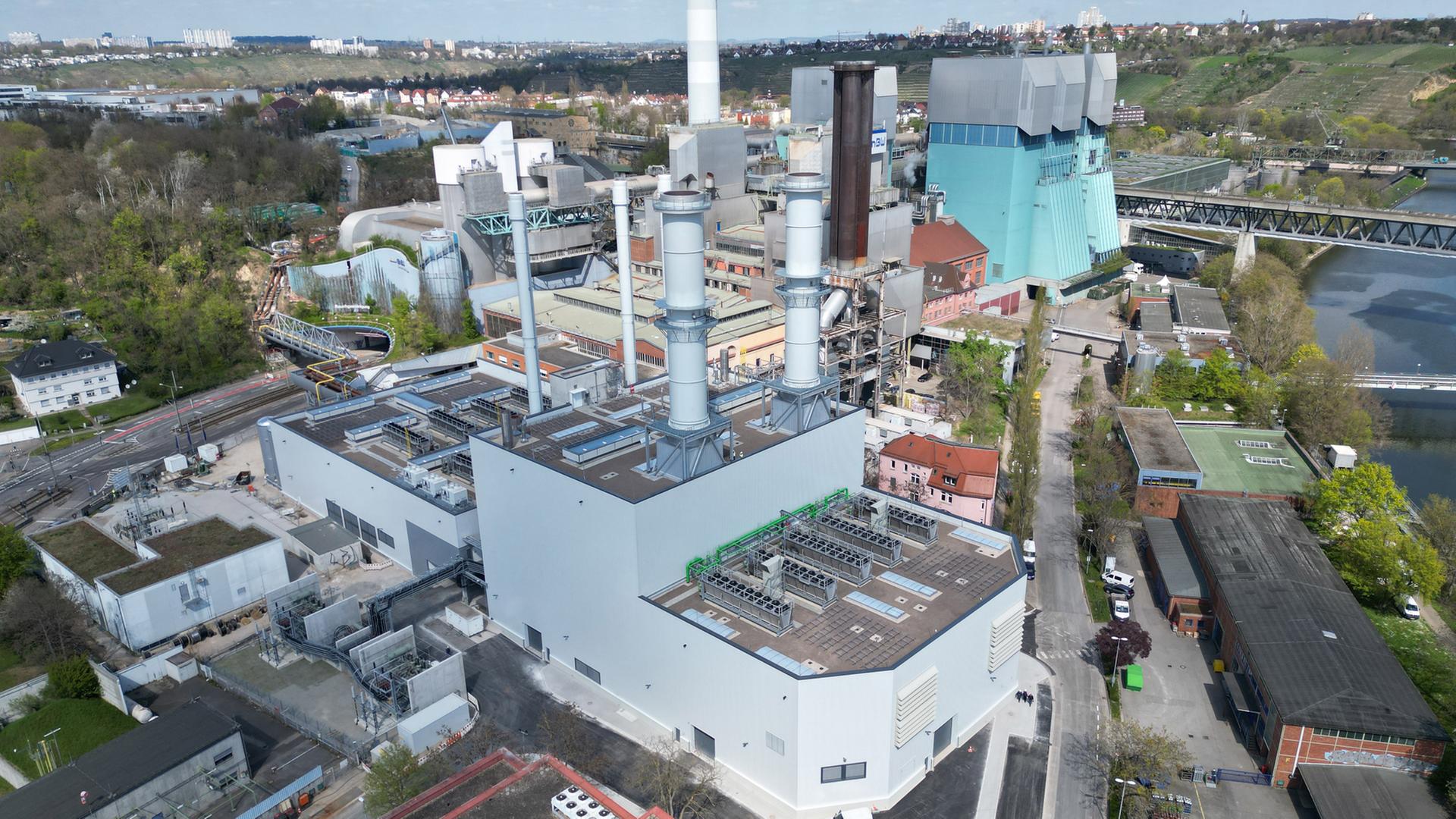 Wasserstofffähiges Gaskraftwerk der EnBW in Stuttgart. | dpa