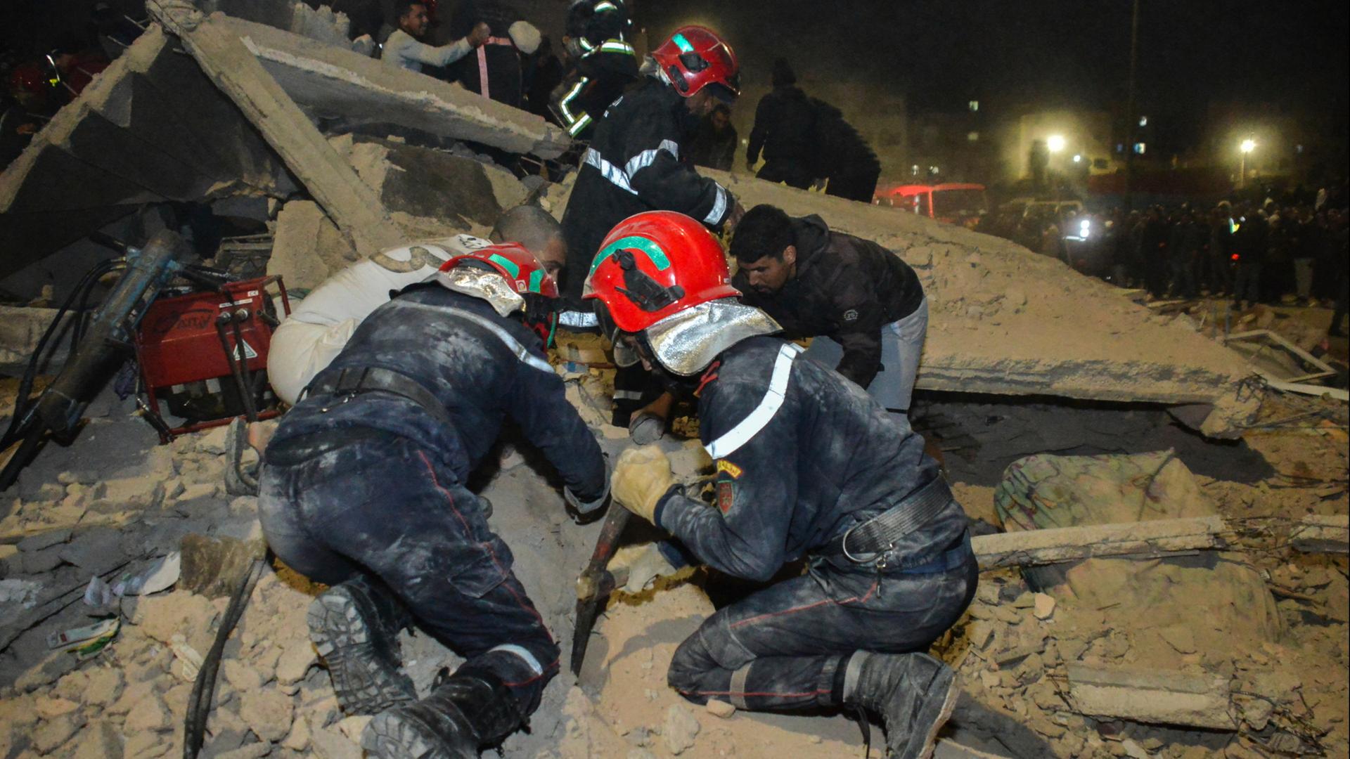 Mindestens 19 Tote bei Häusereinsturz in Marokko Mindestens 19 Tote bei Häusereinsturz in Marokko