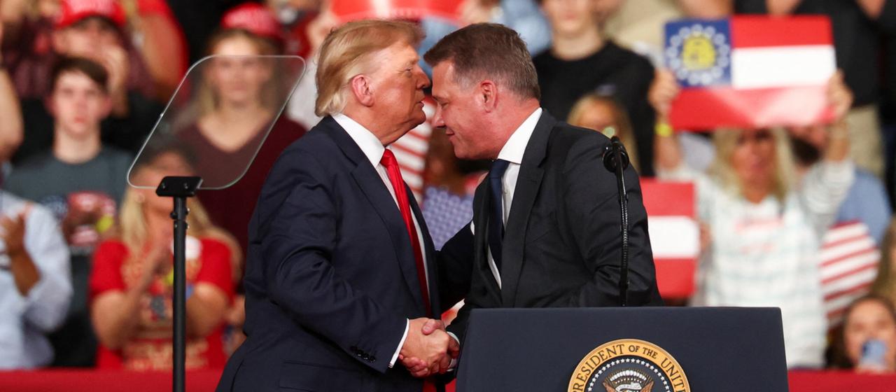 Donald Trump und Gernot Döllner