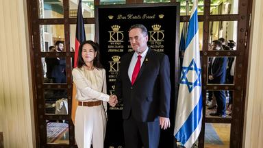Annalena Baerbock und Israel Katz