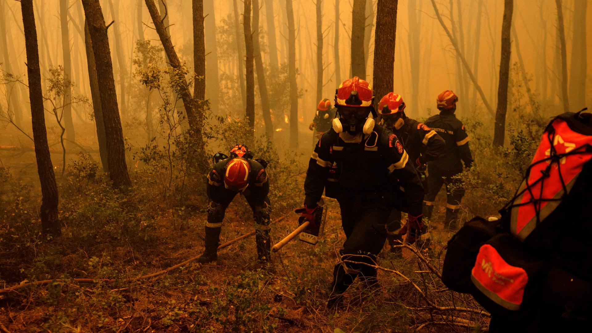Feuer bei Athen: Waldbrände in Griechenland weiten sich aus
