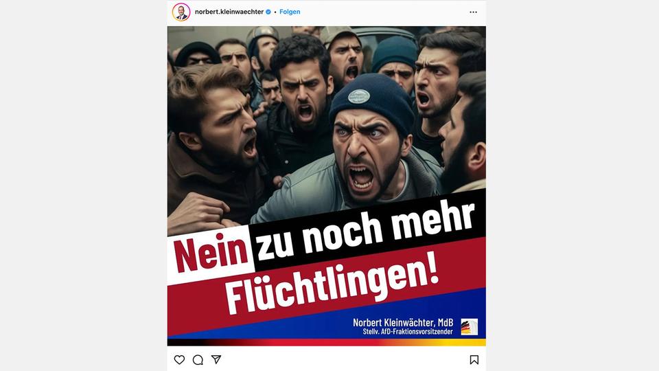 Instagram Beitrag von Norbert Kleinwächter.