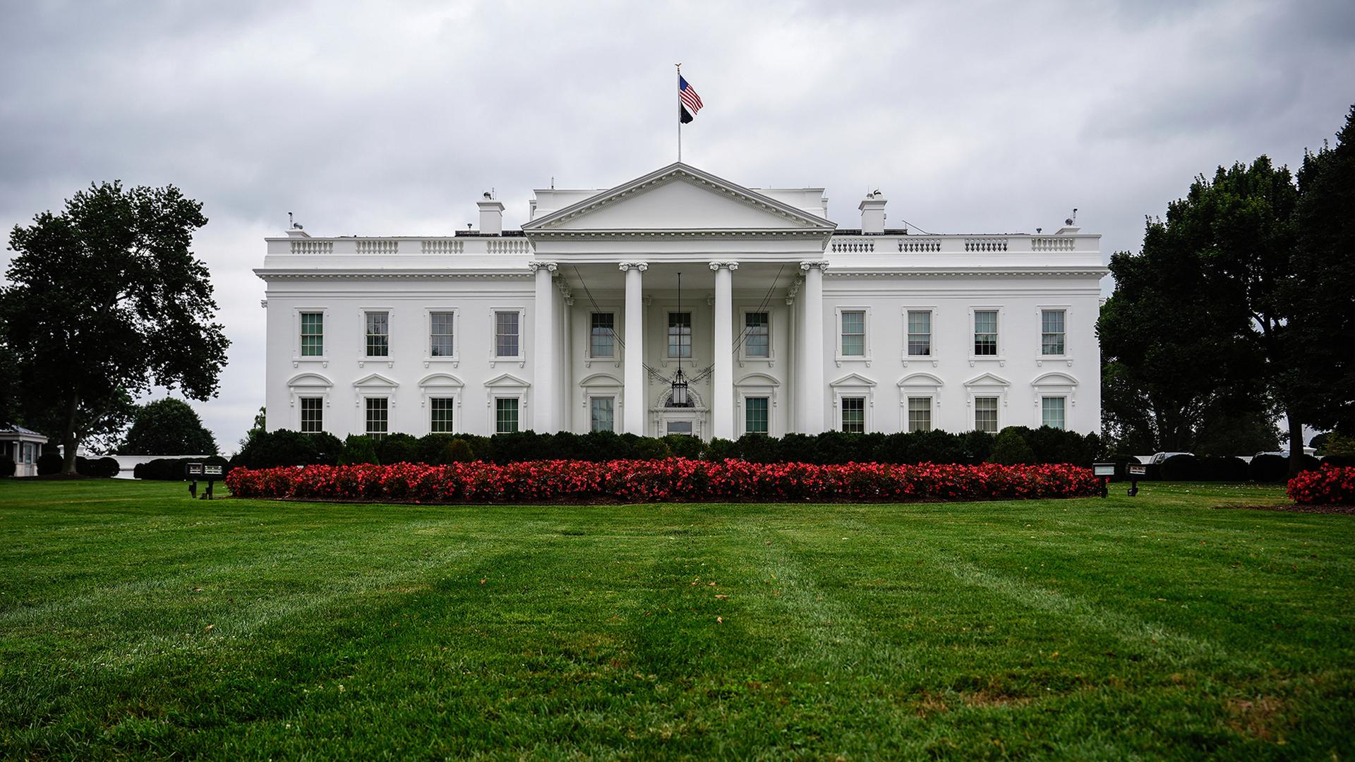 Blick auf das Weiße Haus in Washington. | dpa