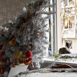 Zerstörte Wohnung in Charkiw