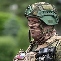 Ein Kämpfer der Söldnergruppe Wagner