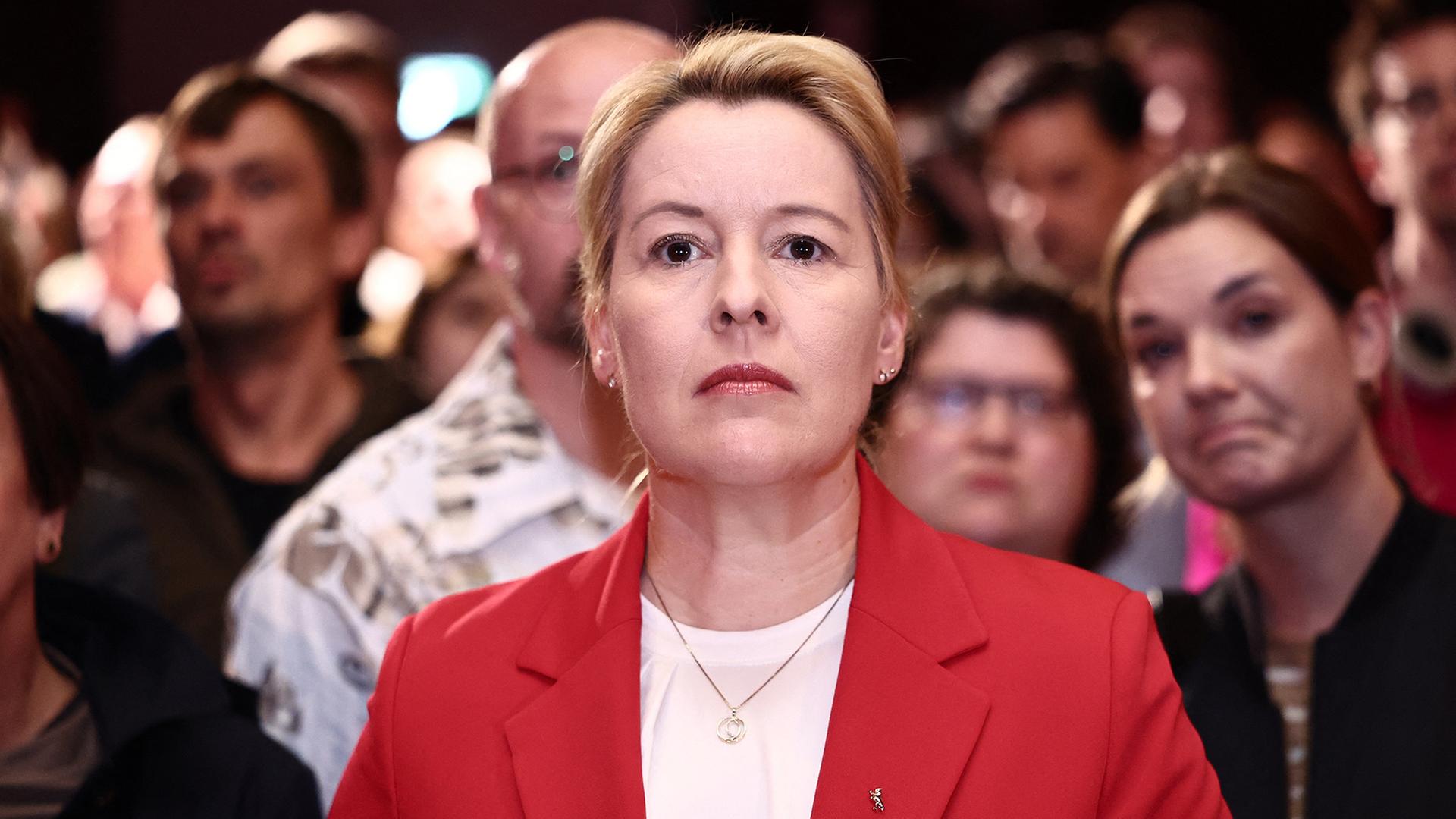Berlin-Wahl: Giffey verpasst Einzug ins Abgeordnetenhaus