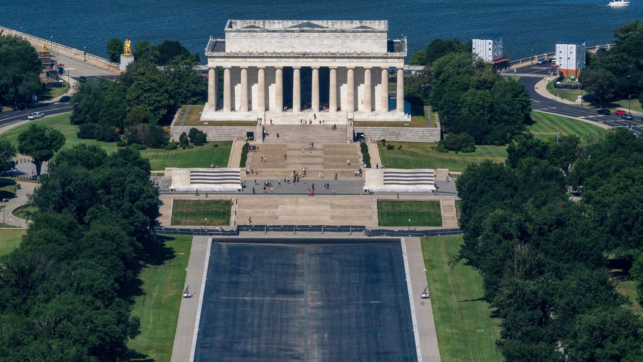 Ärger nach Sanierung: Pfusch am "Reflecting Pool" spaltet das Weiße Haus