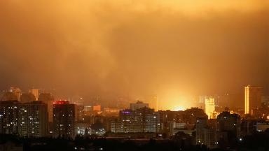 Ein Drohnenangriff in Kiew  (Archivbild vom 30.7.25)