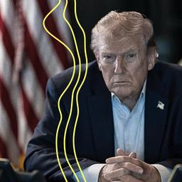 US-Präsident Donald Trump während eines Treffens mit seinen Beratern