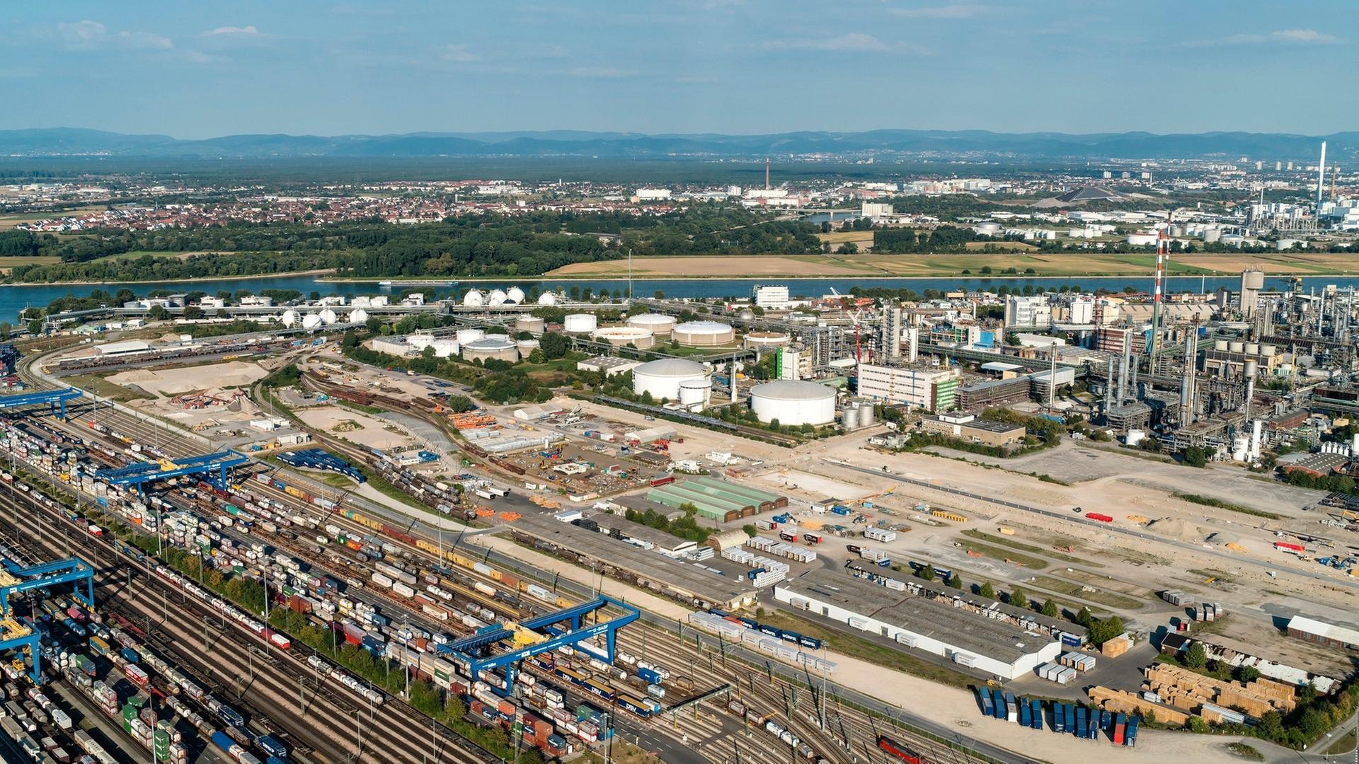 Ludwigshafen: BASF baut Containerbrücken für 100 Millionen Euro
