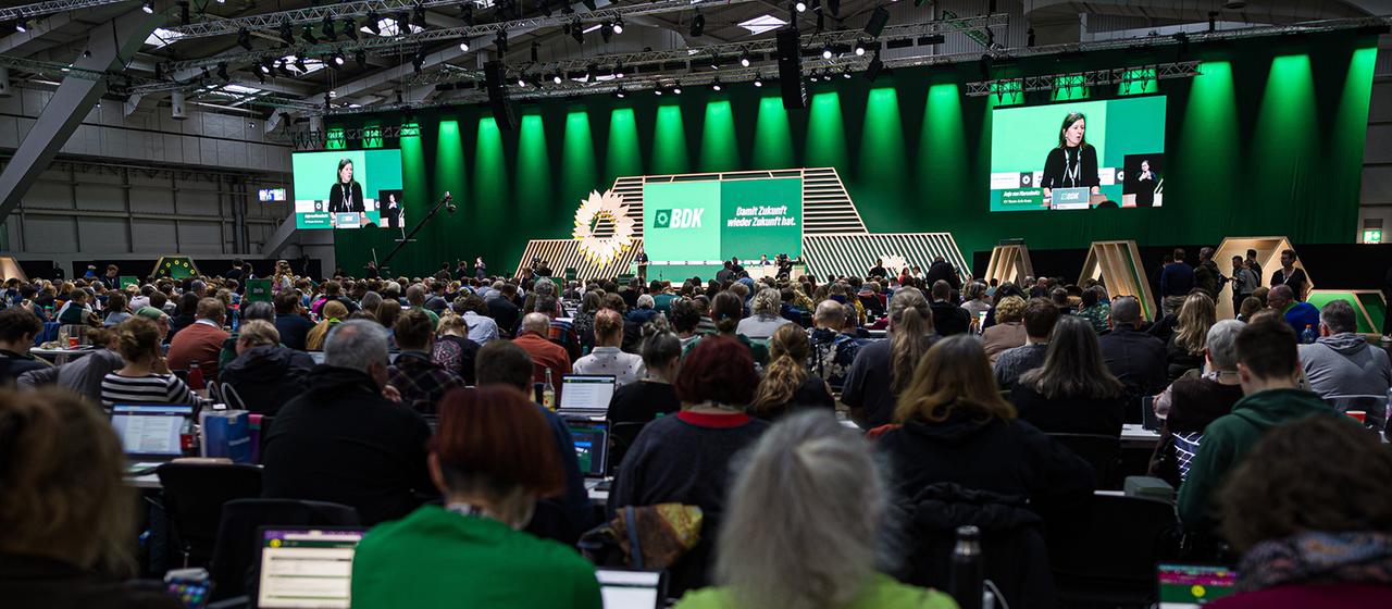 Bundesparteitag von Bündnis 90/Die Grünen in Hannover.