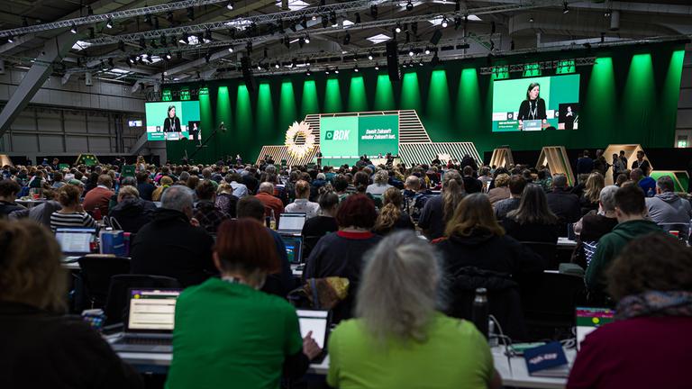 Bundesparteitag von Bündnis 90/Die Grünen in Hannover.