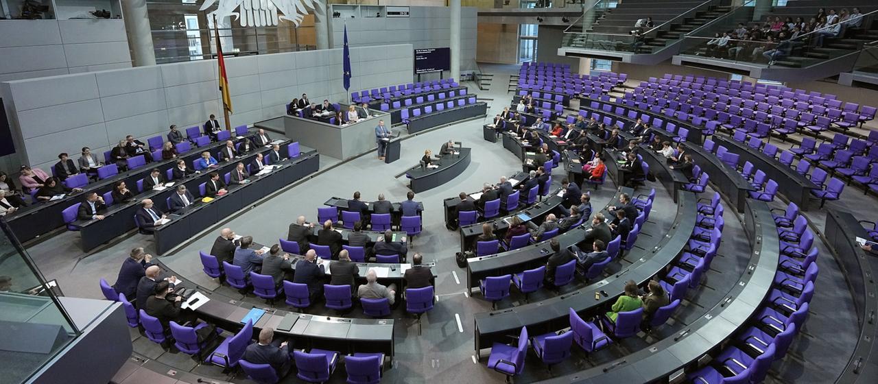 Das Plenum des Bundestags (Archivbild: 27. November 2025)