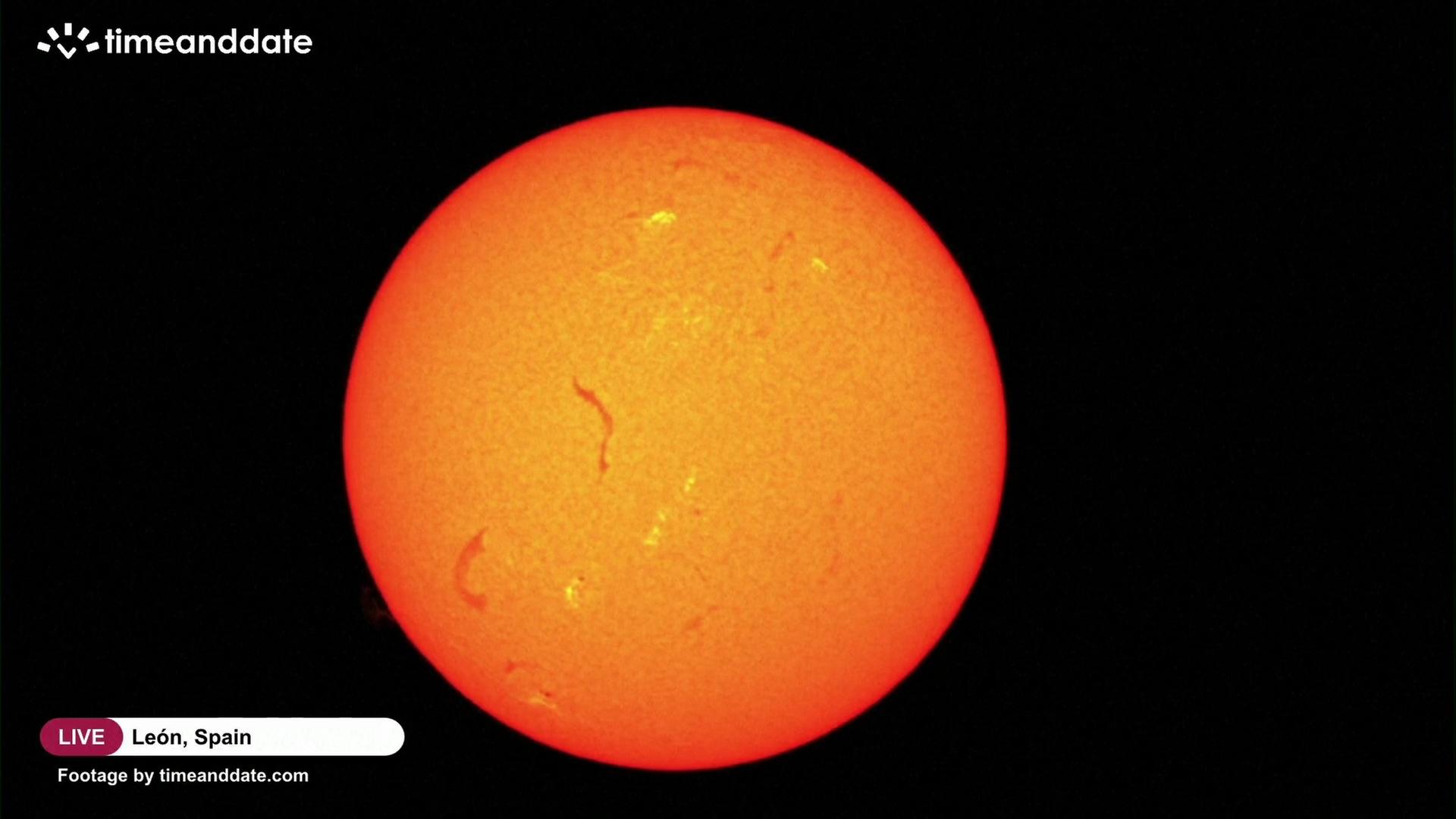 Die Sonnenfinsternis im Livestream