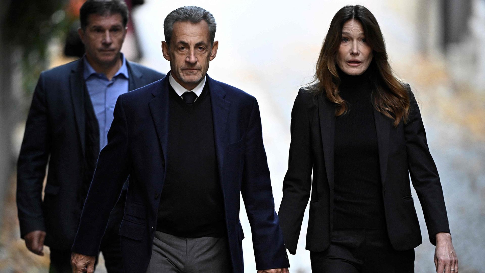 Nicolas Sarkozy und Carla Bruni-Sarkozy | AFP