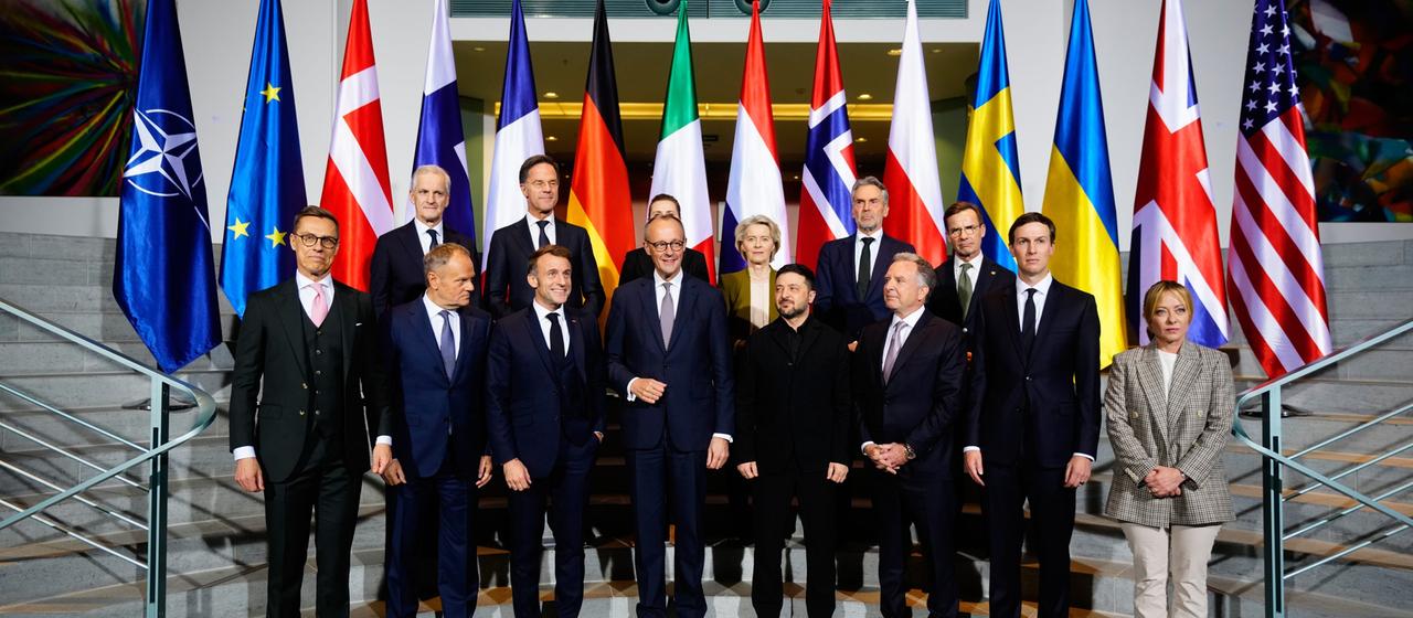 Treffen mehrere europäischer Politiker im Kanzleramt in Berlin