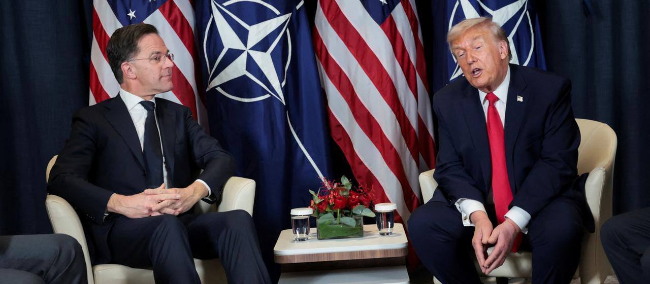 Mark Rutte Donald Trump