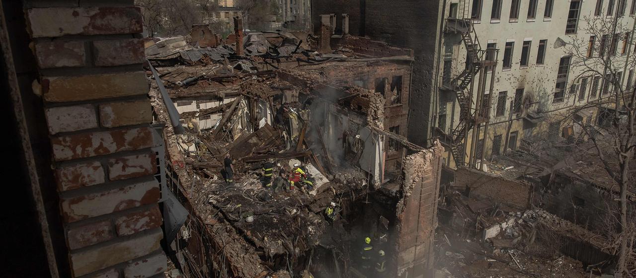 Die ukrainische Bevölkerung wird "mürbe gebombt"