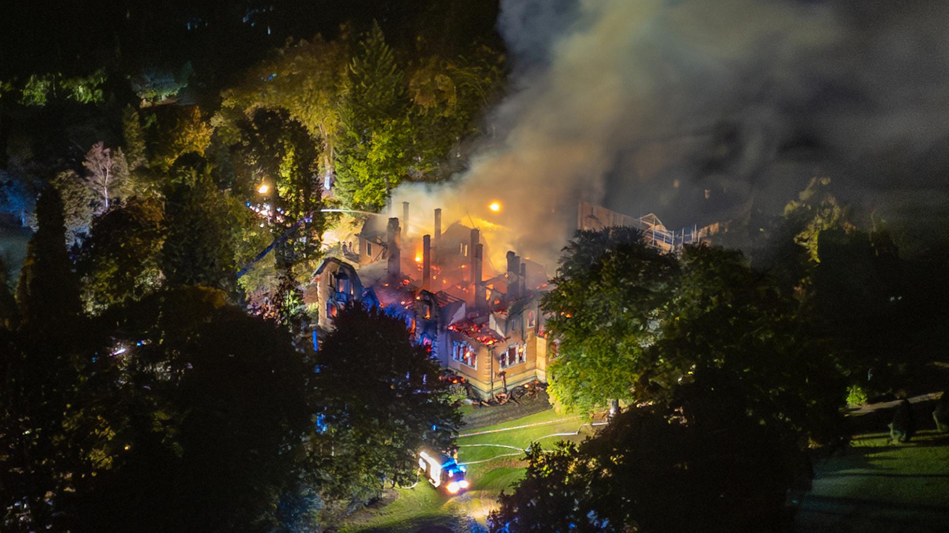 Antifa nicht für Jagdschloss-Brand verantwortlich Antifa nicht für Jagdschloss-Brand verantwortlich