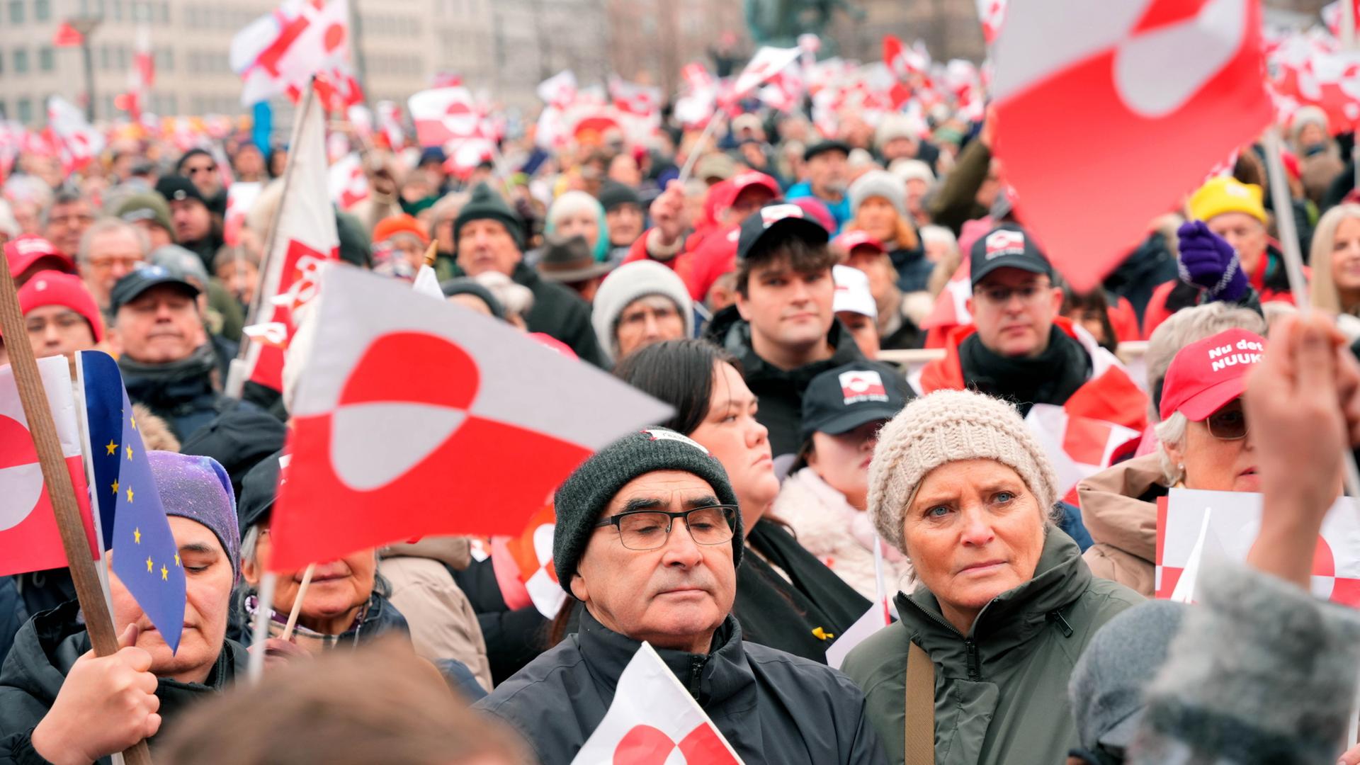 Tausende Dänen protestieren gegen Trumps Grönland-Pläne