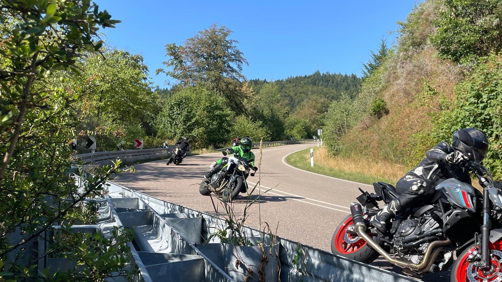 ブラックフォレスト北部でバイク事故が急増、警察が安全呼びかけ