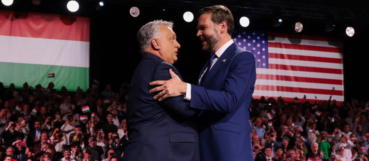 Ungarns Ministerspräsident Orban und US-Vizepräsident Vance