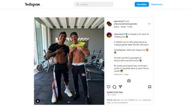 Screenshot des Instagram-Accounts von Alper Aksac