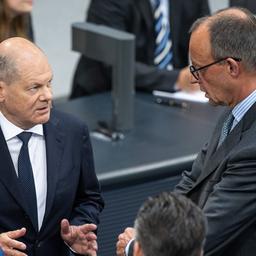 Olaf Scholz und Friedrich Merz