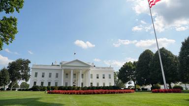 Das Weiße Haus in Washington D.C., USA.