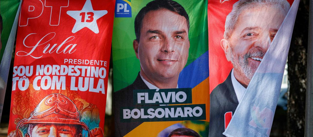 Wahlplakate in Brasilien