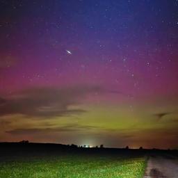 Polarlicht am nächtlichen Himmel