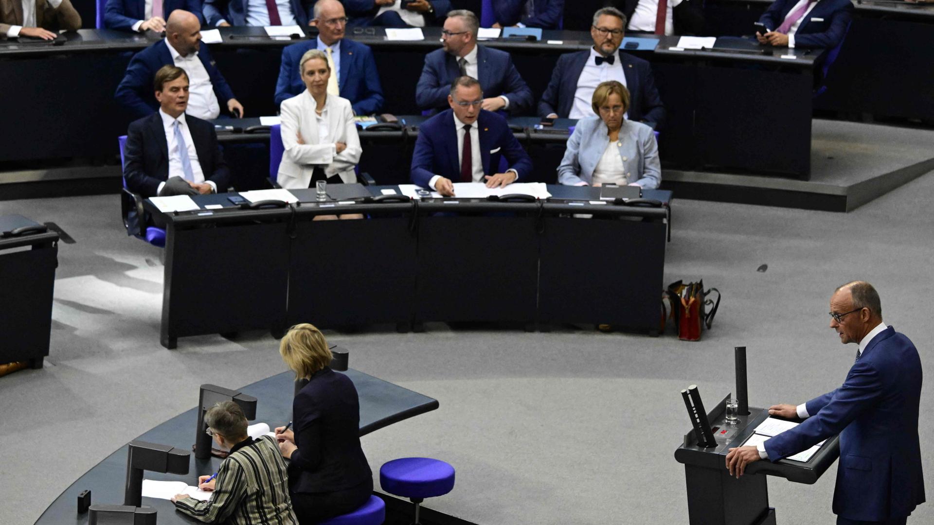 Merz gegen die AfD im Bundestag: "Sie sind eine destruktive Kraft"