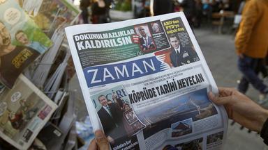 Titeblatt Zaman-Zeitung.