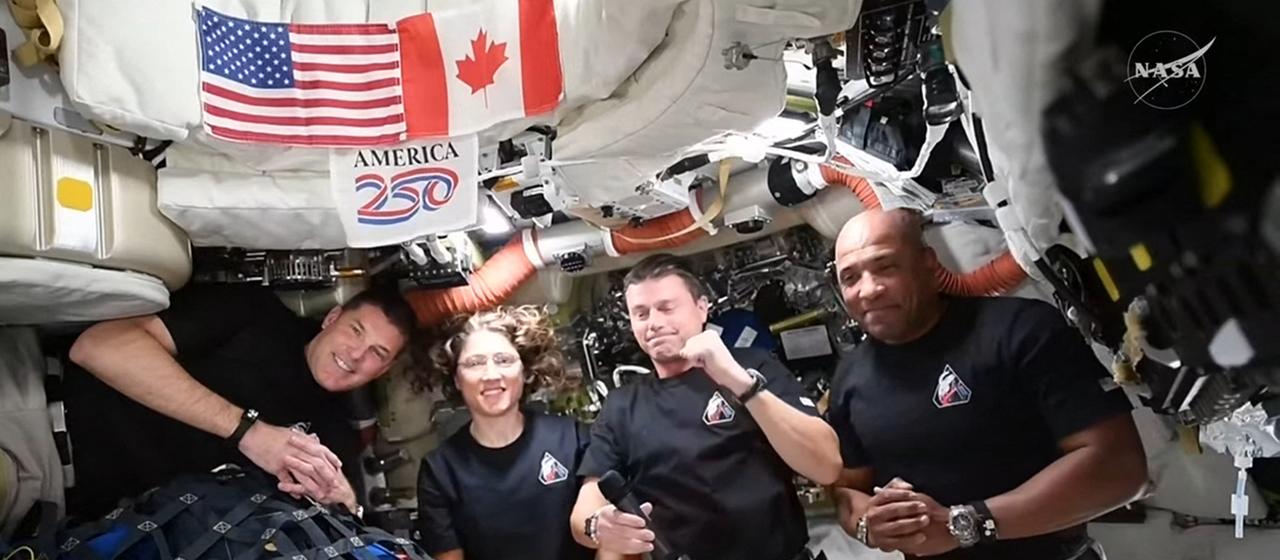 Die Besatzungsmitglieder der Artemis-II.