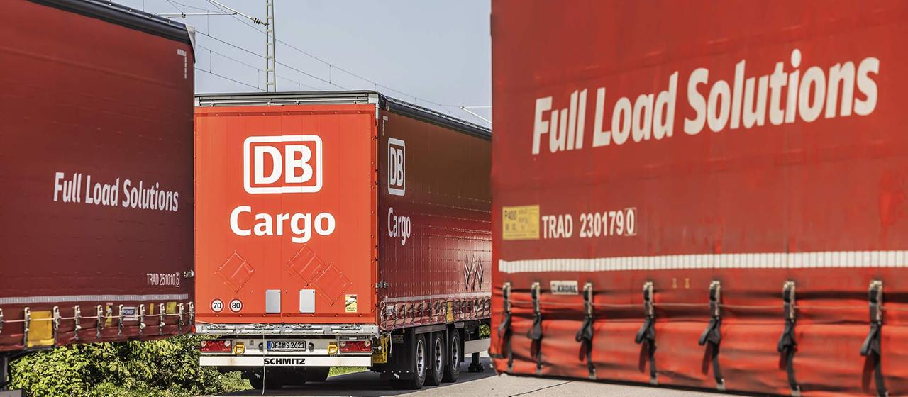 Fahrzeugcontainer des Logistik Unternehmens DB Cargo.