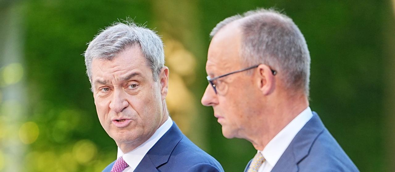 Markus Söder und Friedrich Merz